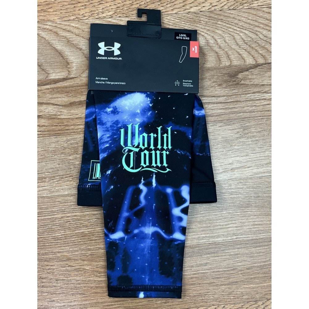 Under Armour Arm Sleeve- World Tour Edition, Size L/XL NEW